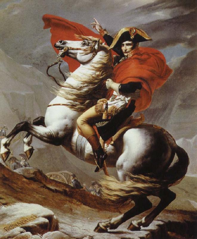 Jacques-Louis David napoleon bonaparte korsar alperna